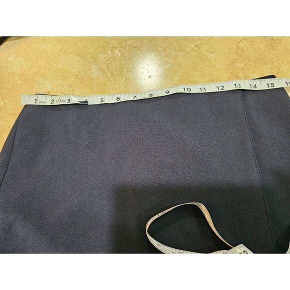 NWT Women's Talbots Petites Blue Straight Skirt Full Zipper in Front Size 8P - Picture 4 of 6